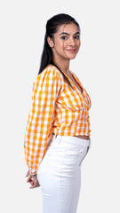 Discover the charm of our "V-neck fitted women's top," designed to enhance your silhouette with its flattering fit. Perfect for any occasion, this stylish V-neck blouse combines elegance and versatility in one chic package. Don't miss out on our exciting deals and limited-time offers on this trendy V-neck top. Buy now and elevate your wardrobe with this fashionable addition.