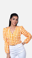 Step into style with our "V-neck fitted women's top," a perfect blend of sophistication and fashion. This elegant V-neck blouse is ideal for any event, offering a flattering fit that enhances your look. Hurry and take advantage of our mega sale to get this versatile V-neck top at an unbeatable price. Shop now to add this chic and trendy piece to your collection before the deal ends.