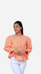 Upgrade your wardrobe with our "Checkered Shirt - Rost Orange," a stylish women's top perfect for any occasion. This trendy checkered shirt features a classic checkered pattern in vibrant rost orange, adding a touch of elegance to your outfit. Ideal for both casual and formal settings, it offers versatility and style in one chic package. Unlock savings of up to 50% and shop this fashionable top online now to enhance your collection.